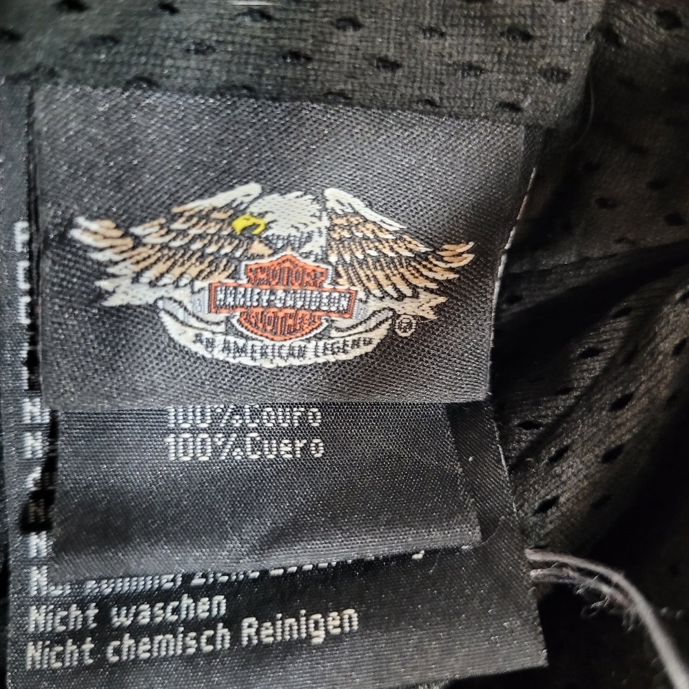 Vintage Harley Davidson Leather Riding Cap Medium - Picture 6 of 9